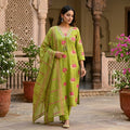 Green Cotton Salwar