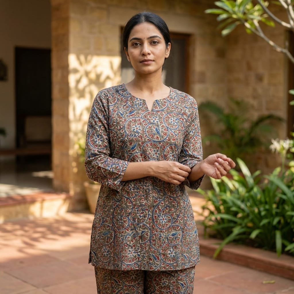 Kalamkari Co-ord Set