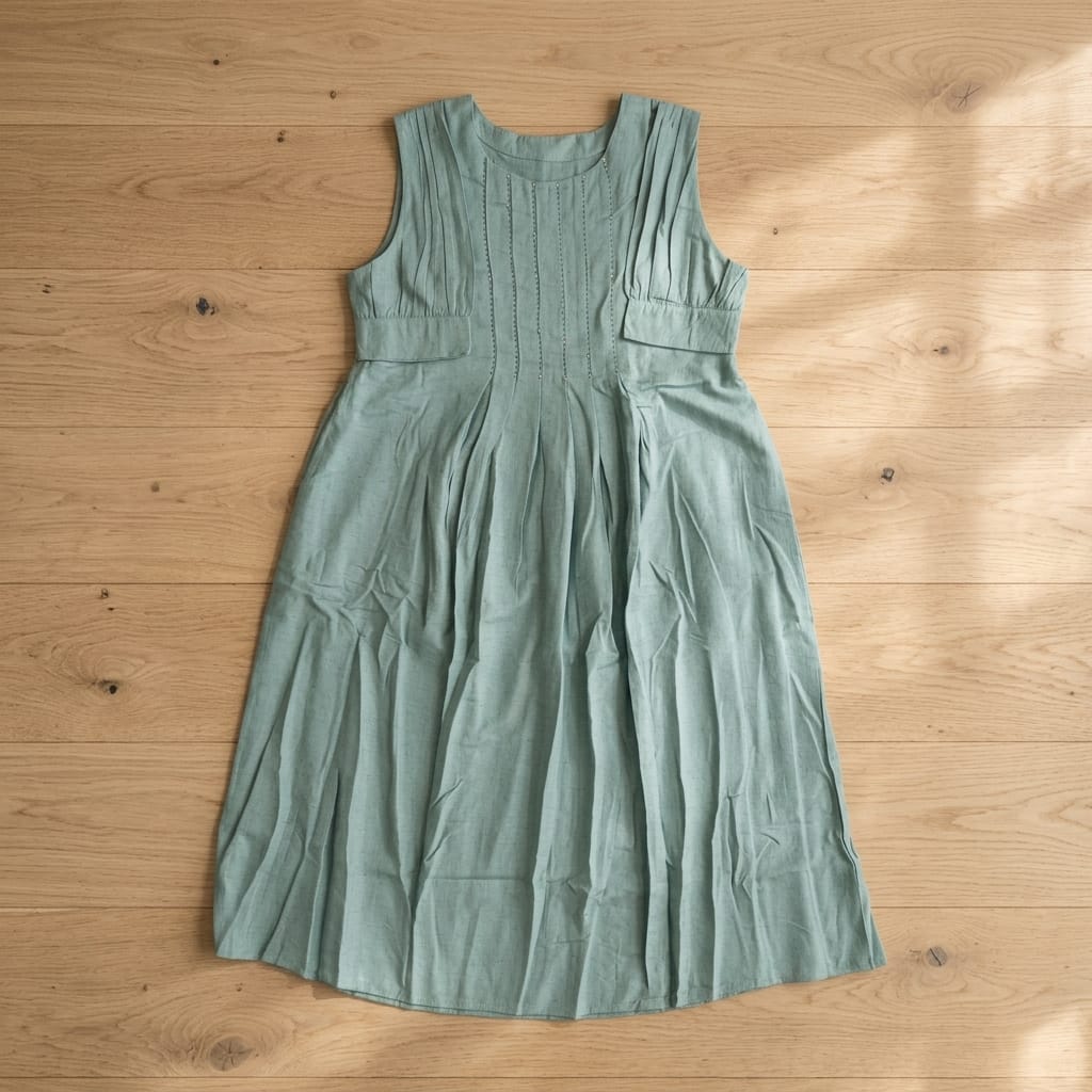 Teal Rayon Kurti