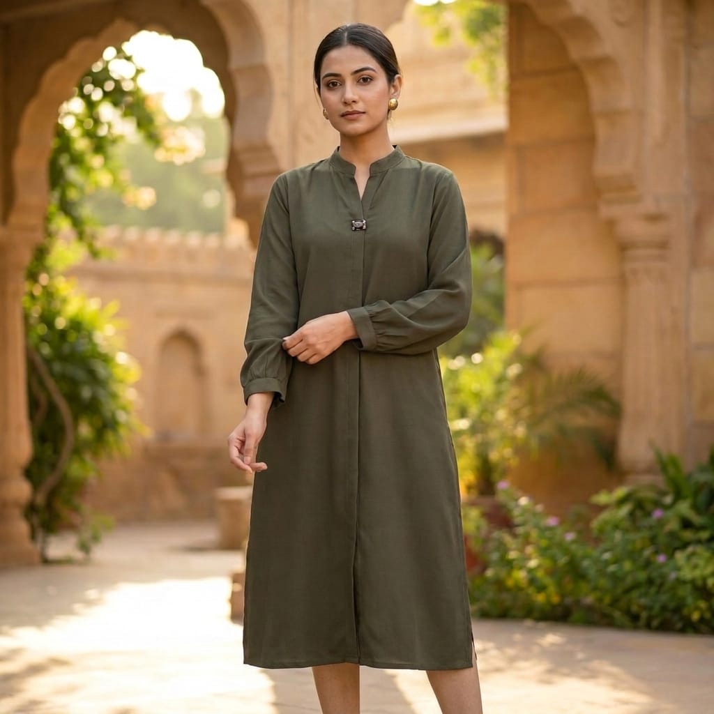 Brown Synthetic Top