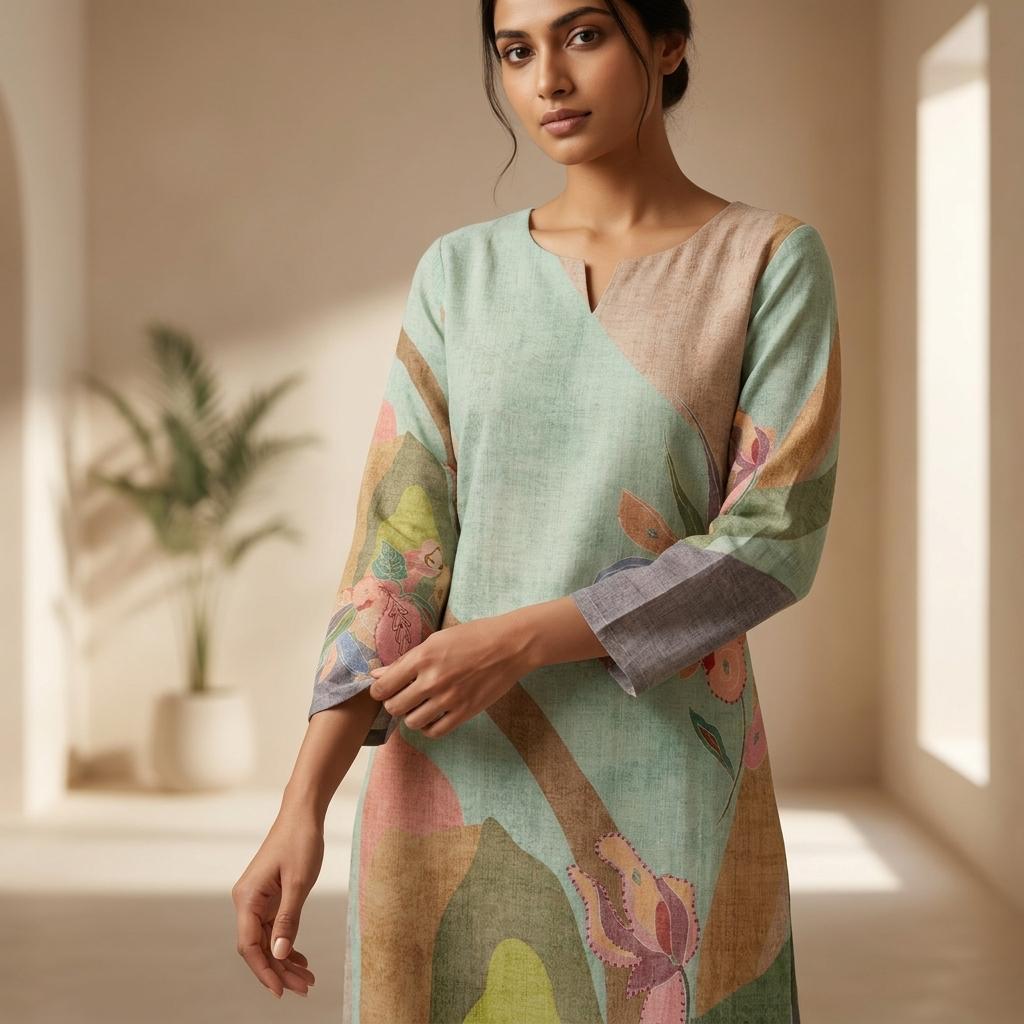 Multi Color Mayraflex Kurti