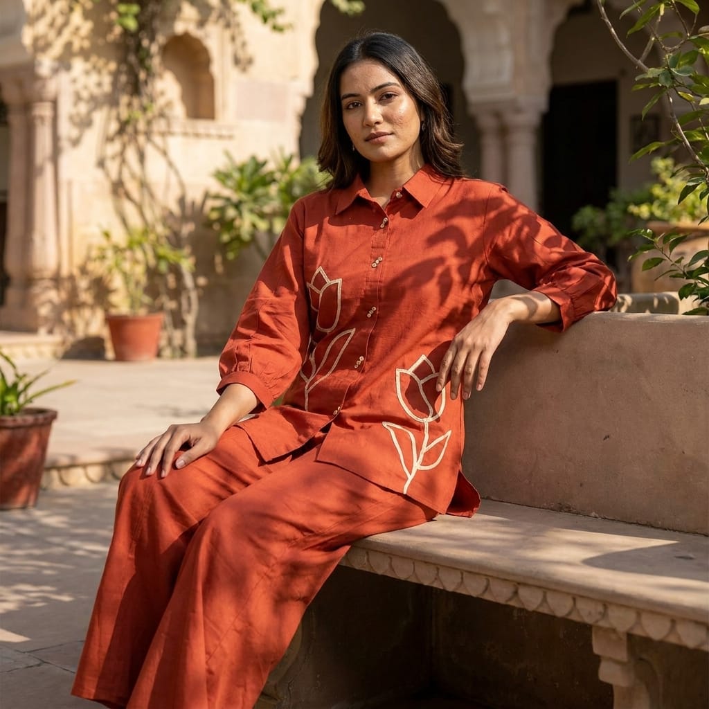 Orange Co-ord Set