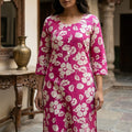 Pink Rayon Kurti
