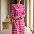 Pink Cotton Kurti