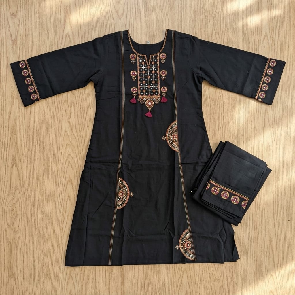 Black Cotton Salwar | 11288