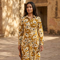 Mustard Rayon Kurti