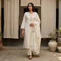 White Cotton Salwar | 11369