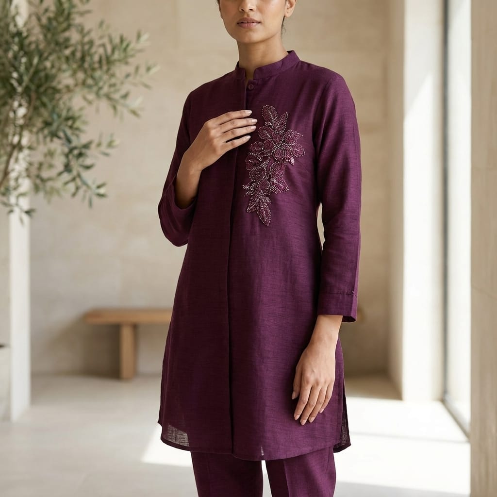 Purple Corona Co-ord Set