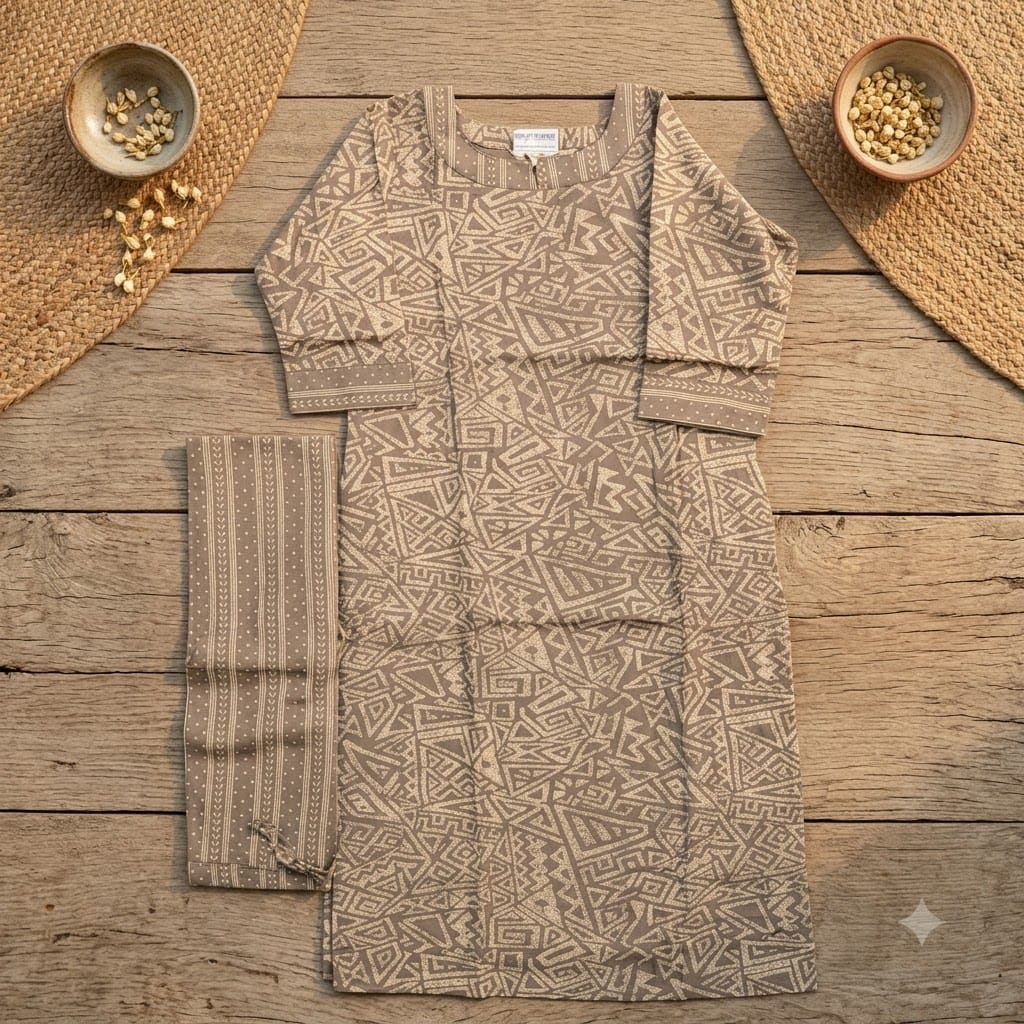 Cement Rayon Co-ord Set | 11340