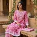 Pink Cotton Salwar | 11274