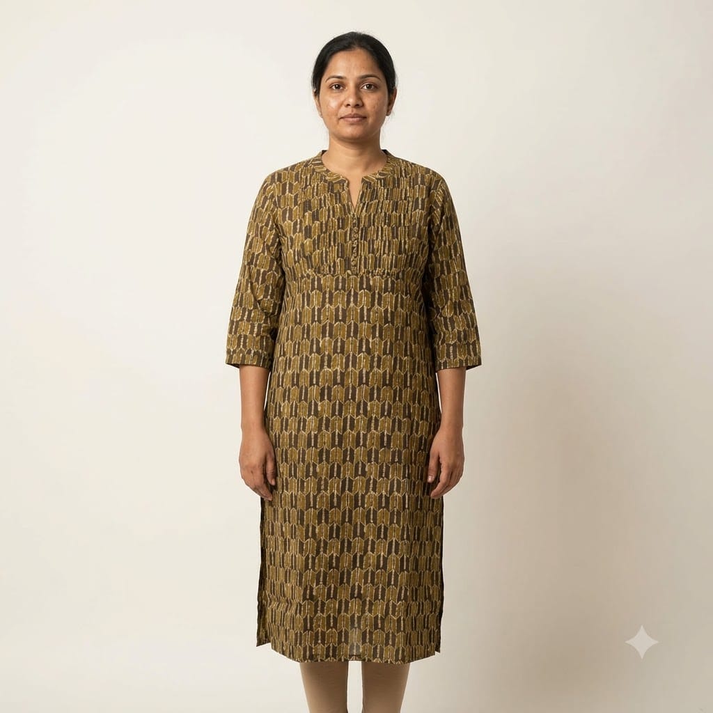 Black Rayon Kurti | 11410