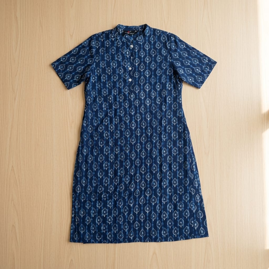 Blue Rayon Kurti