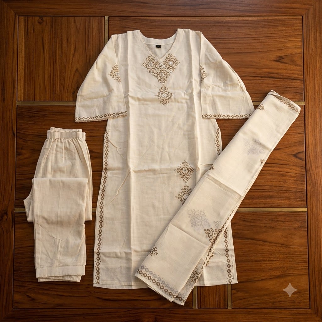 White Cotton Salwar | 11369