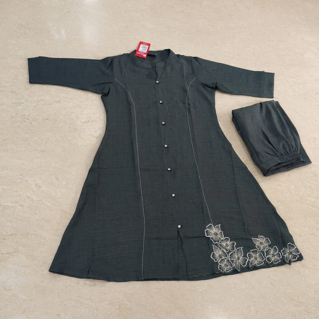 Grey Synthetic Co-ord Set