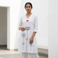 White Rayon Kurti