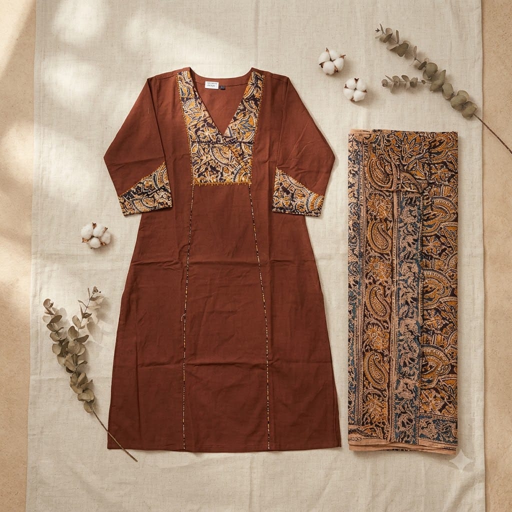 Brown Cotton Salwar | 11357