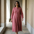 Brick Cotton Silk Kurti