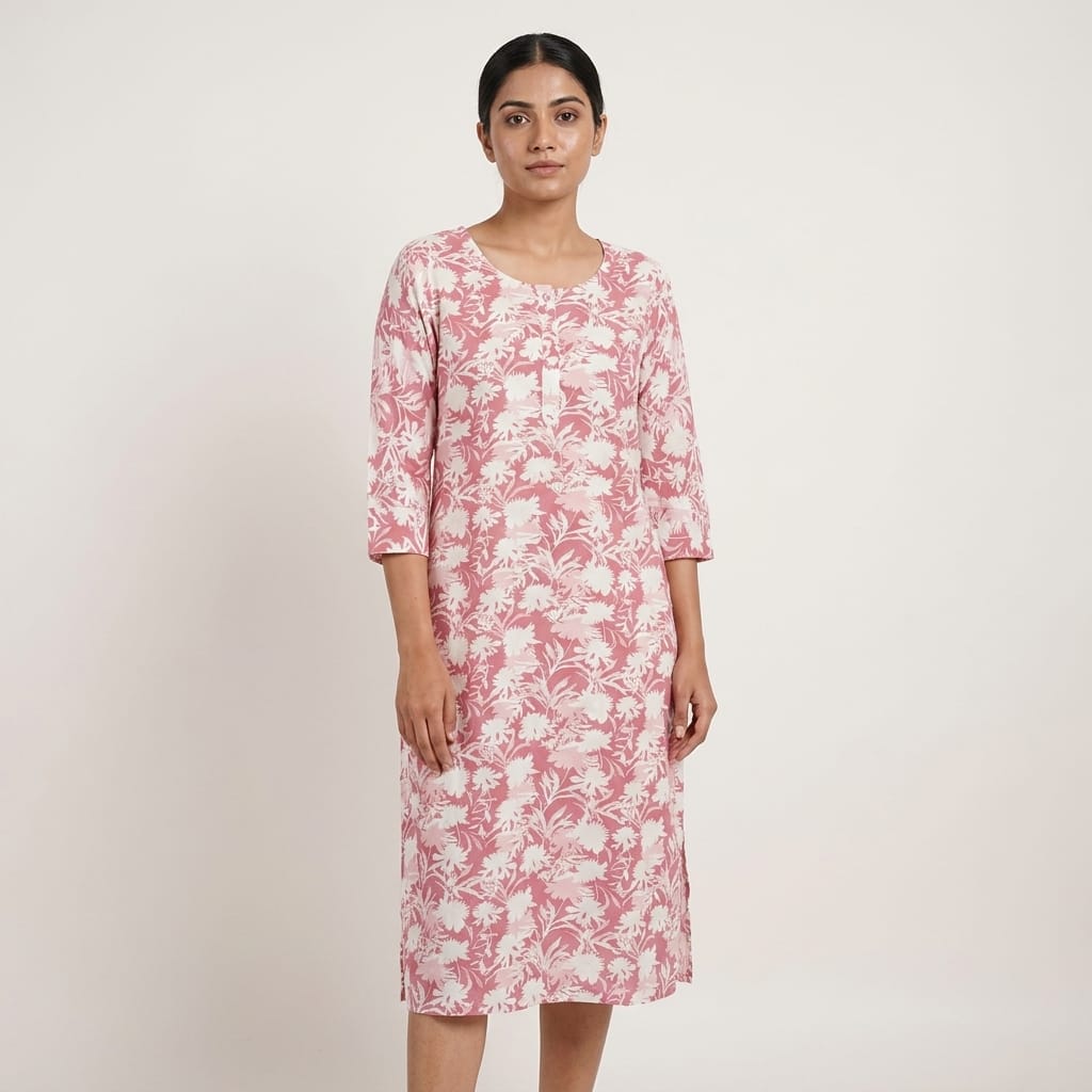 White Rayon Kurti