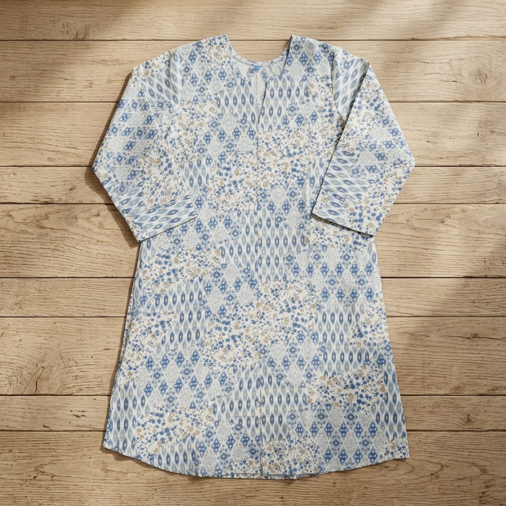 White Rayon Kurti