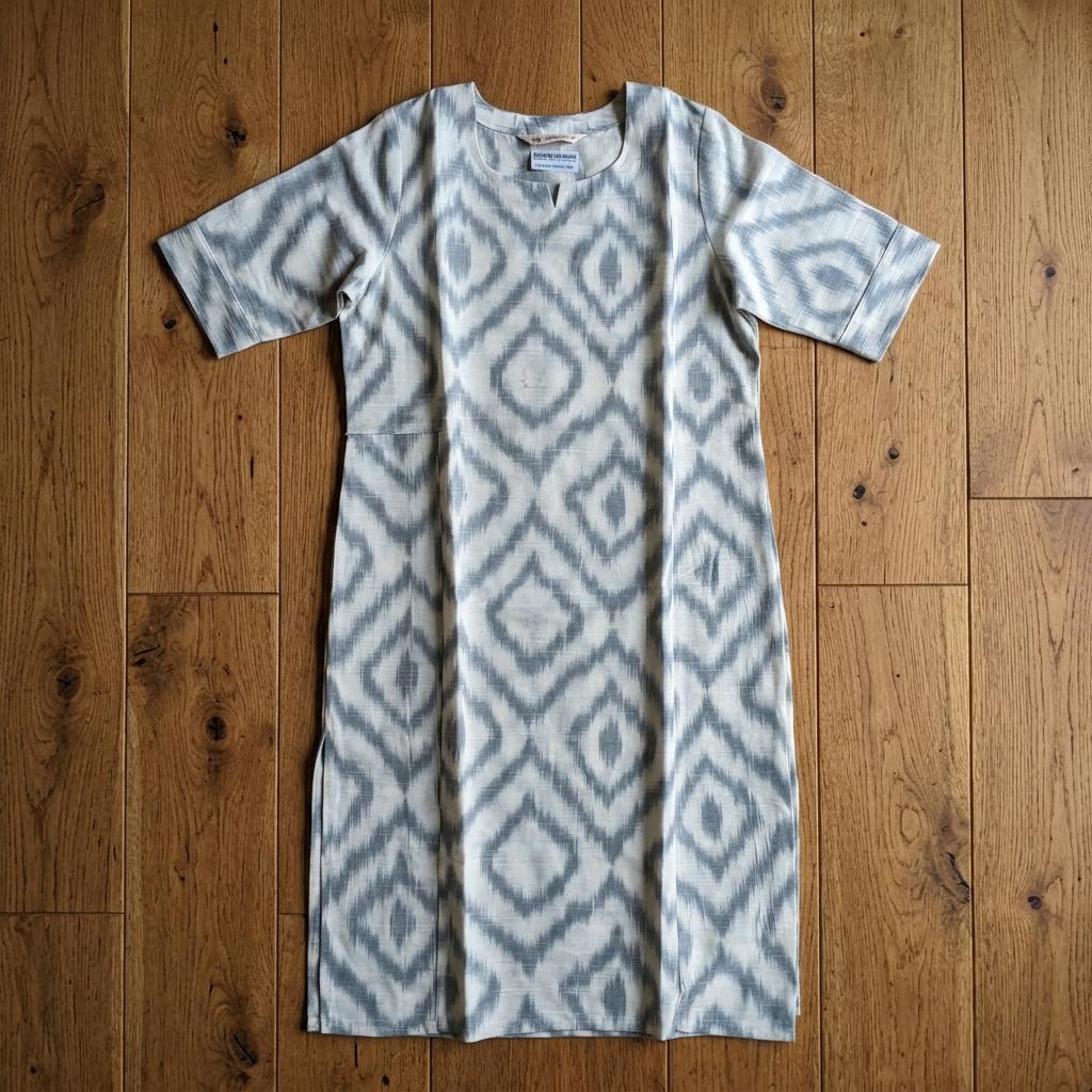 White Cotton Silk Kurti