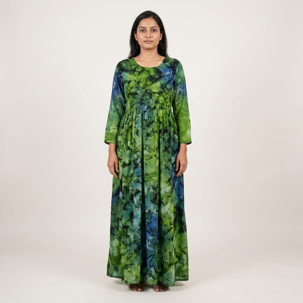 Green Rayon Top