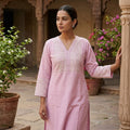 Pink Cotton Kurti