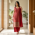 Red Cotton Salwar