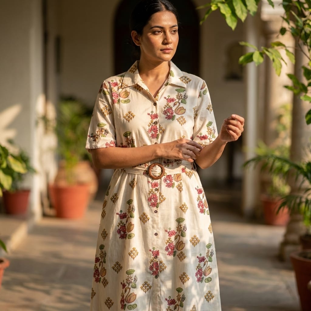 Cream Cotton Top